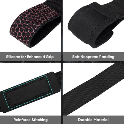 APEXUP Weight Lifting Straps for Weightlifting, Lifting Wrist Straps Gym, Deadlift Strap, Anti Slip Silicone Weightlifting Strap Men Women Powerlifting, Strength Training