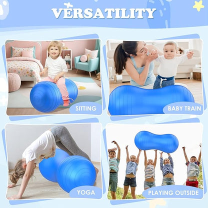 Sensory Peanut Ball, Sensory Toys for Kids with Autism, Physical Therapy Equipment, Designed to Train Kids’ Balance and Coordination Skills, Suitable for School or Home Therapy, Autism Toys