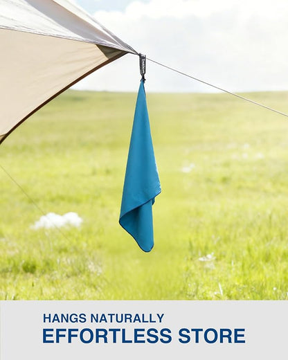 Quick Dry Towel for Body,35" x 18" Travel Towel Fast Drying Lightweight Camping Towel for Swimming,Gym,Yoga and Other Sports(Hawaiian Blue,1 Pack)