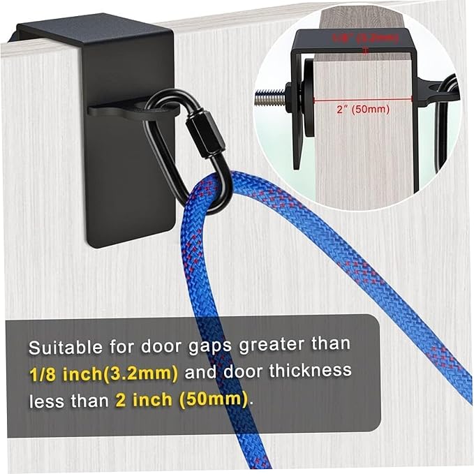 Wall Anchor, Doorway Mount Resistance Band Wall Anchor Home Gym System for Strength Training, Yoga & Full Body Workouts