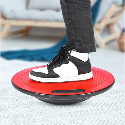 Estink Balance Board, 40cm Wobble Round Physio Training for Yoga Therapy and Rehabilitation Exercises, with Handles to Improve Stability Flexibility