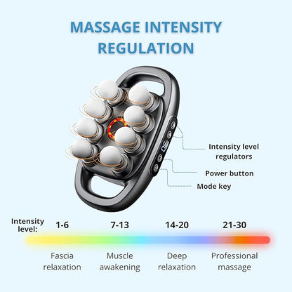 LEVILO 8 Head Massage Gun Deep Tissue for Neck, Shoulder, Back Massager – Massage Gun Deep Tissue for Muscle Recovery – Quiet, Portable & Powerful Full Body Tool – Ideal Gift for Men & Women