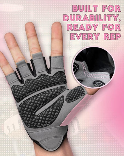 VINSGUIR Workout Gloves for Men and Women, Weight Lifting Gloves with Excellent Grip, Lightweight Gym Gloves for Weightlifting, Cycling, Exercise, Crosstraining, Pull ups, Fitness, Climbing and Rowing