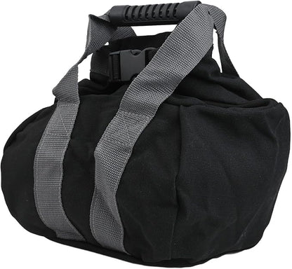 Adjustable Sandbag for Fitness and Yoga - Kettlebell Alternative Weight Training Sandbag with Handle, 0-35 lbs Capacity, Canvas For Home Gym Equipment for Strength Training and