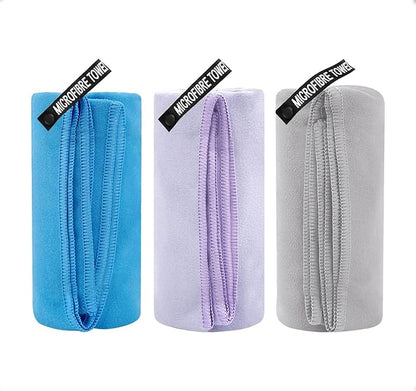 Wuwahlod Microfiber Quick-Dry Gym Towel – Ultra Absorbent, Odor-Free, Lightweight & Compact for Sports, Travel, and Fitness（16x32 inches）
