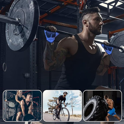 LIONCO Workout Gloves for Men Women,Weight Lifting Gloves with Breathable Gel Padded Excellent Grip for Gym Exercise,Cycling,Weightlifting,Fitness Training,Pull Ups and Climbing and Rowing