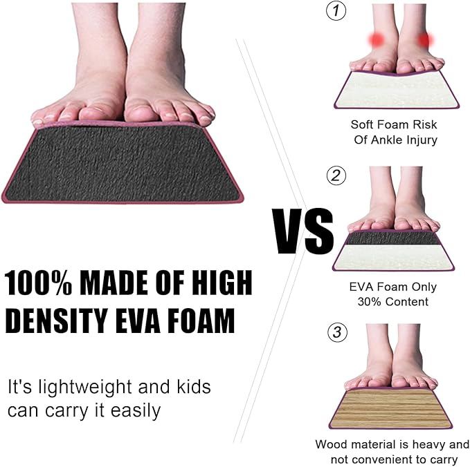 8FT/9.5FT Folding Balance Beam, Portable Gymnastics Beam Equipment with Non Slip Rubber Base & Suede Cover for Training/Practice/Professional Home Exercise