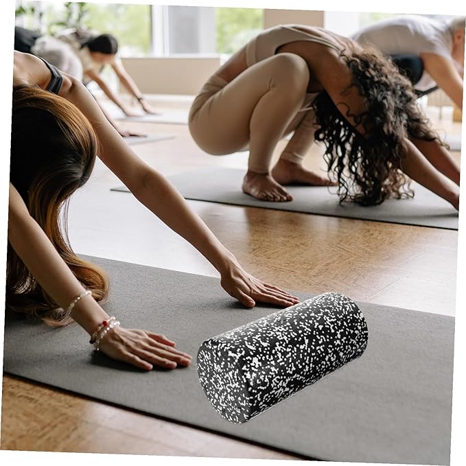 Yoga Column Foam Roller High-Density Muscle Relaxing Massage Tool for Fitness Yoga Exercise Foam Roller for Circulation Relief Balance and Muscle Re-Education