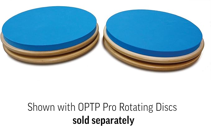OPTP Foam Disc Pads - 10 1/2" Soft Foam Pads - Foam Balance Pad Set Pairs with The OPTP Pro Rotating Discs for Comfortable Hand and Forearm Placement