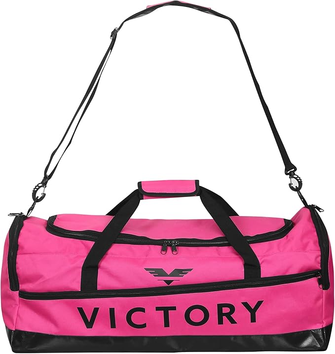 Large Breathable Duffle Bag for MMA Gear, Boxing Gear, Gym or other Sports (Pink)