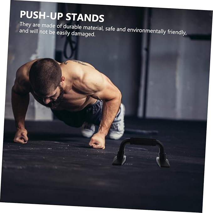BESPORTBLE 2pcs Portable Gym Push-up Bar Home Exercise Accessories Fitness Supplies Reasonable Design