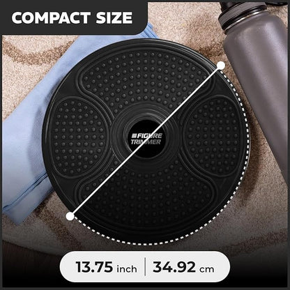 Daiwa Felicity Figure Trimmer Ab Twister Board - Waist Twister Machine for Core & Abs Exercise - Waist Twisting Fitness Tool, Dizzy Disc Twist Board for Slimming Workout & Reflexology