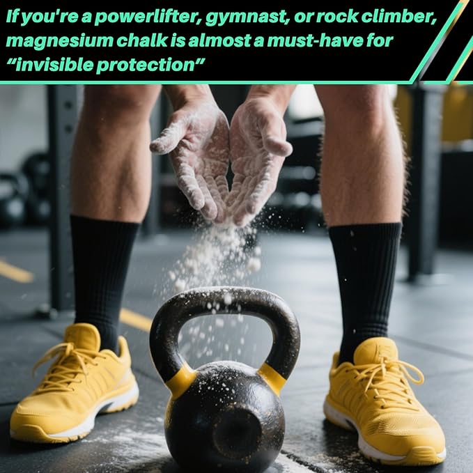 2PCS Chalk Ball - Climbing Chalk Gymnastics Magnesium Lifting for Gym, Gymnastics, Grip, Climbing, Weightlifting (5.5oz Chalk Powder)