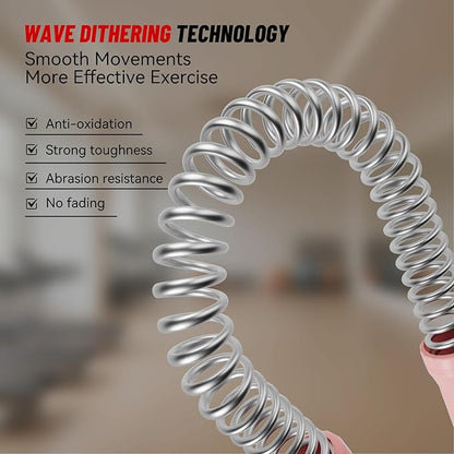 Cordless Ropeless Battle Ropes for Home Gym – Portable Weighted Workout Rope for HIIT, Cardio & Strength Training, Low-Impact Full Body Exercise Equipment for Men & Women