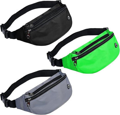 Fanny Pack for Men Women, Waterproof Sports Waist Bag Pack, Belt Bag for Travel Hiking Running