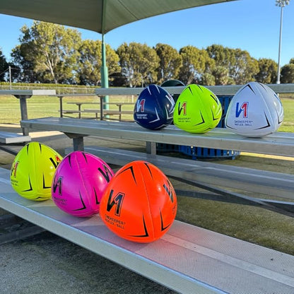 ONEKEEPER Soccer Reflex & Reaction Ball - White, Orange, Blue, Pink, and Fluo Yellow, Agility and Coordination Training for Kids and Juniors (Pump Not Included)