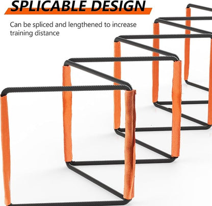 Speed Ladder Agility Ladder, Footwork Training Equipment, Portable Multipurpose Flexible Training Equipment, for Outdoor and Indoor Sports Workout(24 Grids)