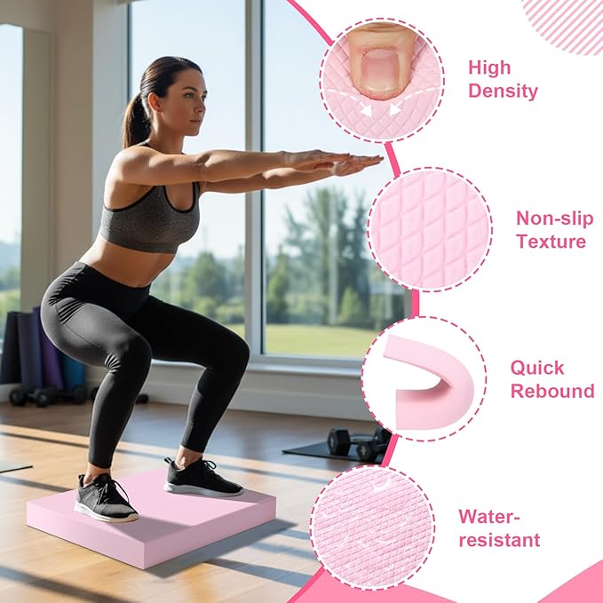 16 Pcs Home Pilates Kit for Women Resistance Band, Stretching Band, Non Slip Socks, Yoga Fascia Balls, Stretch Belt in Sections, Balanced Cushions, Hip Belt and Drawstring Bag