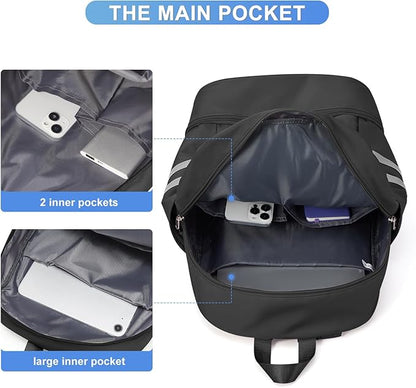 coofay Gym Backpack For Women Waterproof Sports Backpack With Shoe Compartment Lightweight Travel Backpacks Small Gym Bag Dance Volleyball Backpacks