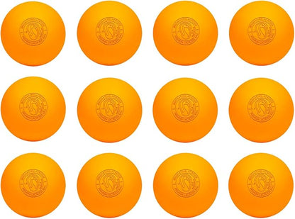 Signature Lacrosse Ball Set - Packs of 2, 4, 8, 12, and 120 - No Chemical Smell Massage Balls, Myofascial Release Tools, Back Roller, Muscle Knot Remover