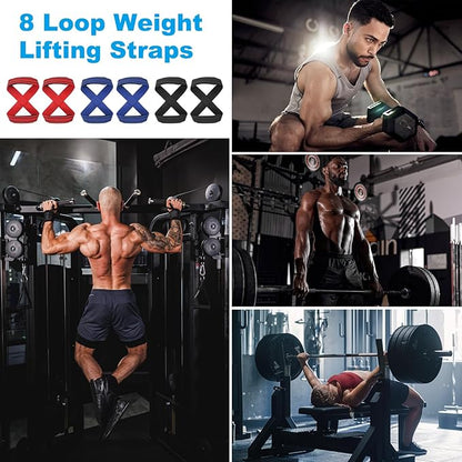 PATIKIL Figure Lifting Strap, Anti-Skid Weightlifting Wrist Wraps Dead Lift Padded Grips Weight Lifting Straps