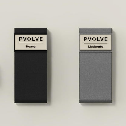 Pvolve Booty Bands Set – Moderate & Heavy Fabric Resistance Bands for Glutes, Hips & Legs