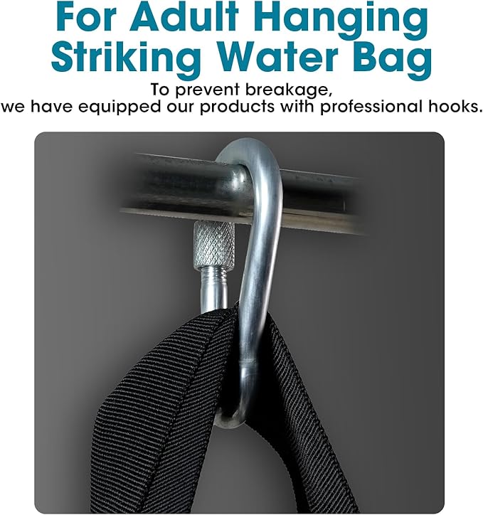 Water Weights Aqua Bag - Dual-Purpose Water Punching Bag, Sandbag Alternative for Strength Training, Portable Stability Fitness Equipment for Core and Balance Home Gym - 55 LBS