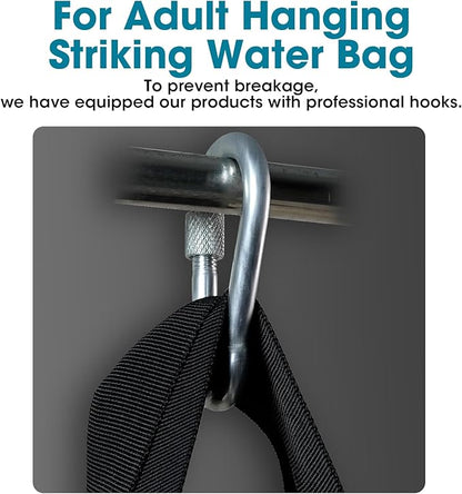 Water Weights Aqua Bag - Dual-Purpose Water Punching Bag, Sandbag Alternative for Strength Training, Portable Stability Fitness Equipment for Core and Balance Home Gym - 55 LBS