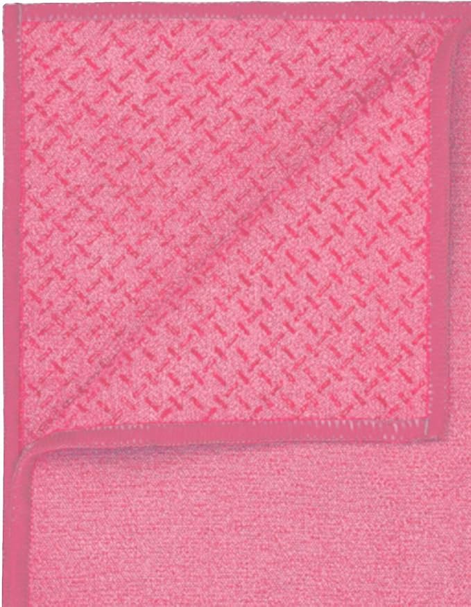 Private Island Hot Yoga Beach Mat Towel Non Slip Recycling Microfiber Quick Dry Compact Sand Water Sports Gym Picnic Blanket Outdoor Camping 24”x68” (Pink, Large)