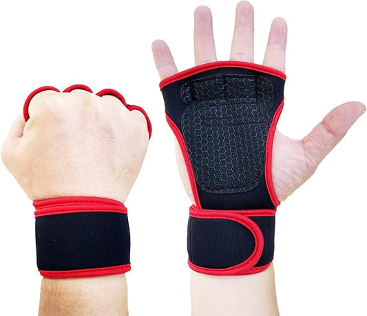 Workout Gloves for Men Workout Gloves Women, Wrist Wraps Wrist Straps for Weightlifting, Versa Grips Lifting Wrist Wraps Weight Lifting Gloves Gym Gloves for Men & Women