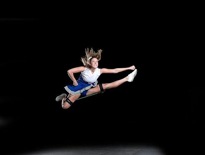 Cheer Kinetic Bands – Leg Resistance Bands for Cheerleaders | Improve Flexibility, Jumps, Stunts & Tumbling | 4-Level Resistance System with 12 Stunt Strap Colors + Digital Training Downloads