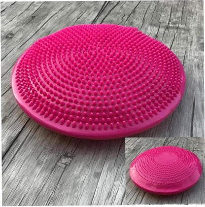 1pc Inflatable Half Sphere Yoga Balls, Massage Ball Trainer Balancing Ball for Yoga Pilates Fitness Labour 33cm
