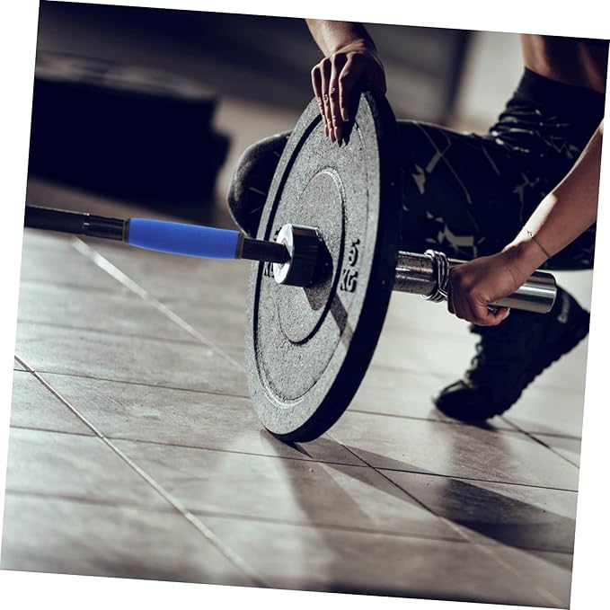 2Pcs Barbell Pad Cover Polyester Anti-slip Protector for Horizontal Bar Weight Lifting Accessories Lightweight Portable Gym Equipment for Hip Thrusts and Squats