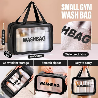 Gym & Dance Duffle Bag - Spacious Travel Organizer with Compartments (Black)