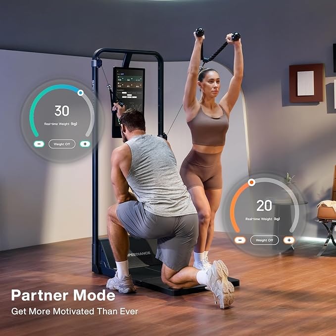 Speediance Smart Home Gym, Multi-Functional Gym Machine for Full Body Strength Training, All-in-one Gym Equipment, Digital Weight System, Workout Station, Squat Rack, Gym Monster 2