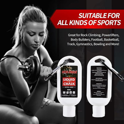 Togear Liquid Chalk, Sports Chalk, Hand Grip Chalk,Weightlifting Chalk,Gym Chalk,Work Out Chalk for Cross Training, Powerlifting,Pole Dance(Premium Pole Dance 50ML)