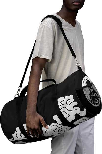 Anime Gym Bag for Women Men - Large Capacity Waterproof Workout Fitness Travel Sports Bags Fashion Street Camping Expandable Carry On Duffle Bag For Couple (New Gear 5) PTY