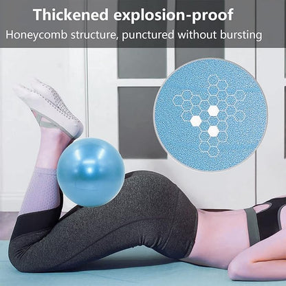 Small Exercise Ball 9 inch Pilates Ball Mini Yoga Ball Anti Burst Balance Physical Therapy Balls