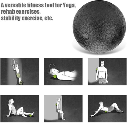 Foam Roller Ball, Yoga Foam Roller Ease Stiffness Relax Muscles for Exercises for Stability Exercise, Foam Massage Ball for Deep-Tissue Massage