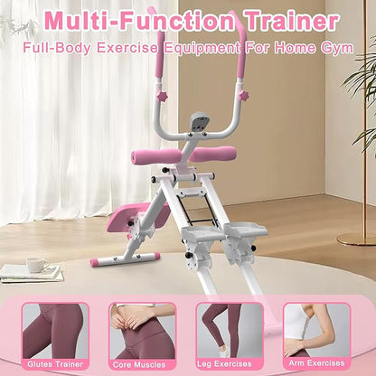 KINMAC 2 in 1 Stair Stepper & Ab Workout Machine - Multi-Function Trainer-Upgrade High-Efficiency Stairmaster & Ab Trainer Machine Full-Body Exercise Equipment for Home Gym Exercise