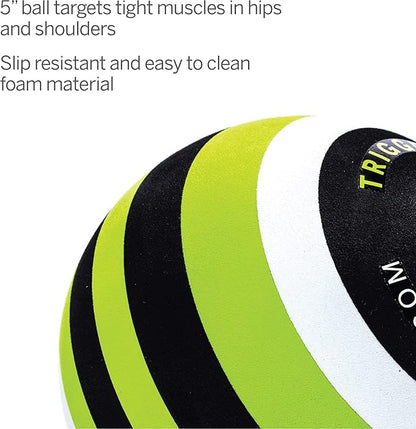 TRIGGERPOINT Foam Massage Ball - Deep Tissue Relief for Muscle and Joint Pain - Mimics Therapist's Hands - Targets Small Muscle Tightness - Lightweight & Easy to Clean