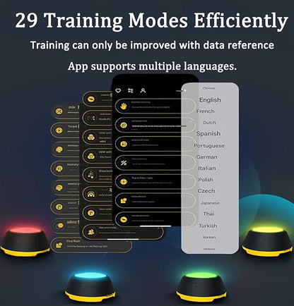 Reaction Training Lights Improves Reaction Speed and Agility，Reaction Training for Thletes, Trainers, Coaches, Fitness Trainers, Physical Educators,Physical Therapy
