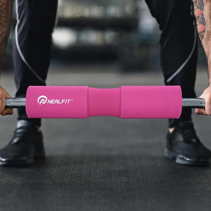 Barbell Squat Pad with Thick Nylon Padding, Hip Thrust Pad for Squats, Lunges, Neck Shoulder Squat Pad for Olympic or Standard Bars