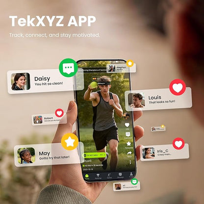 TEKXYZ® Reflex Ball Family Pack with Counter App | Online Community for Boxing Ball, Ideal for Coordination, Punching, Stress Relief, Home Workouts & Fitness | Stocking Stuffer Gift for All Ages