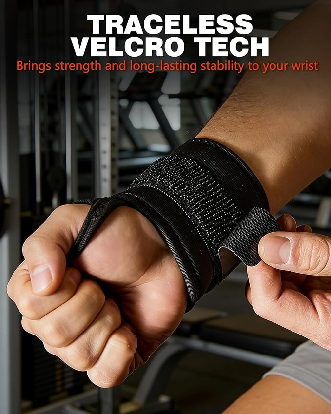 Wrist Brace, 2-Pack Wrist Support Wraps, Weight Lifting Wrist Straps for Fitness Training, Enhanced Wrist Bandages for Carpal Tunnel & Tendonitis Relief, One Size for Men Women