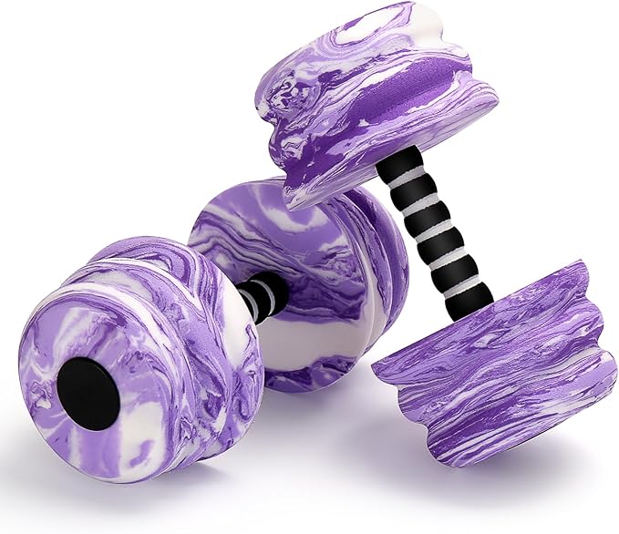 Aquatic Exercise Dumbbells, Water Dumbbells, 2PCS Foam Barbells for Men Women Water Workouts
