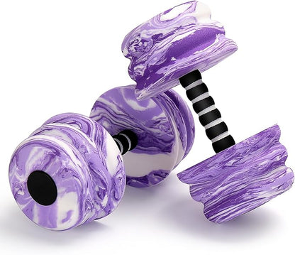 Aquatic Exercise Dumbbells, Water Dumbbells, 2PCS Foam Barbells for Men Women Water Workouts