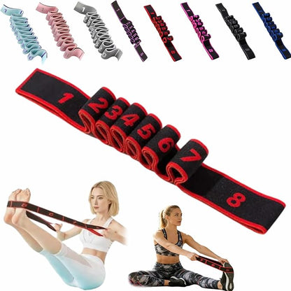 Fitness Resistance Bands with Handles, Fitness Resistance Band for Stretching and Yoga, Fashion Puller Exercise, Adjustable Bands for Full Body Stretching Shaping