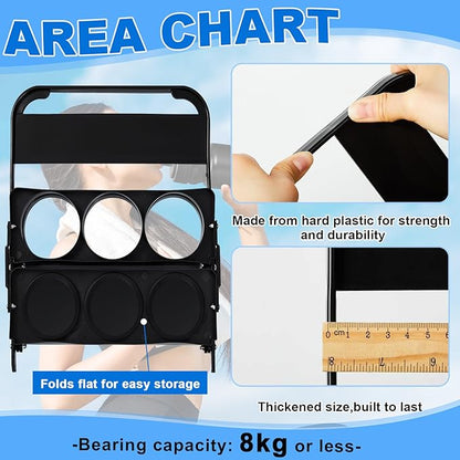 Suclain 14 Pcs Water Bottle Carrier with 20 Oz Bottles and Stickers Plastic Wide Mouth Sports Water Bottle Squeeze Team Bottles with Black Lid for Fitness Bike Gym (Black)