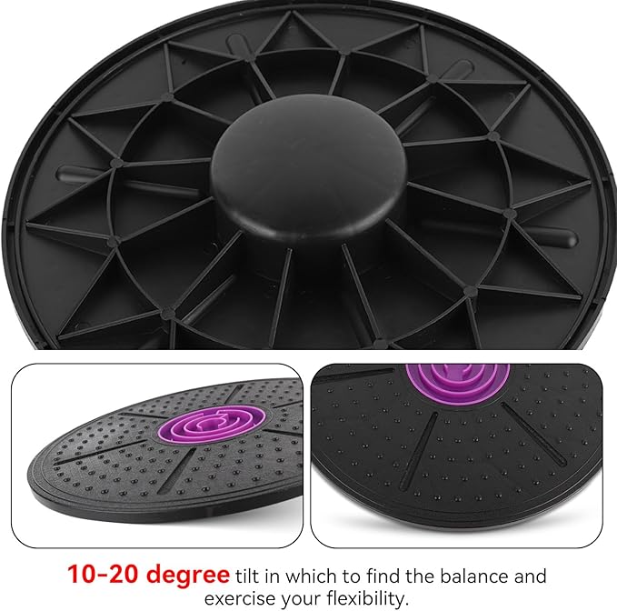 Balance Board Maze, Wobble Balance Board Balance Trainer Core Trainer Stability Disc with Maze for Core Stability, Strength Training, Flexibility